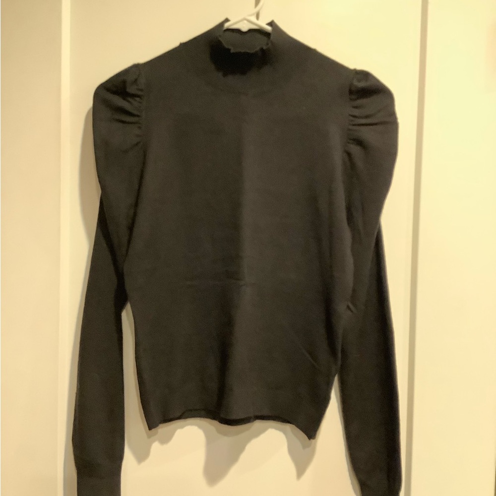 Express Black Mock Turtleneck Sweater